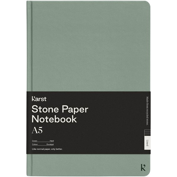 Obrázky: Zelený zápisník A5 s gumičkou, kamenný papír, Obrázek 5
