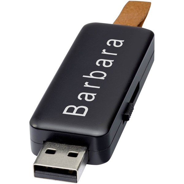 Obrázky: Svítící USB flash disk s kapacitou 8 GB černý, Obrázek 3