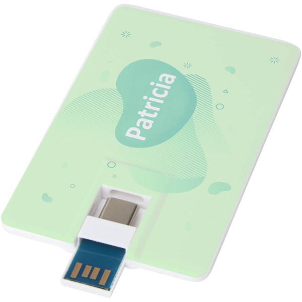 Obrázky: USB flash disk 64 GB 3.0 ve tvaru karty se 2 porty, Obrázek 4