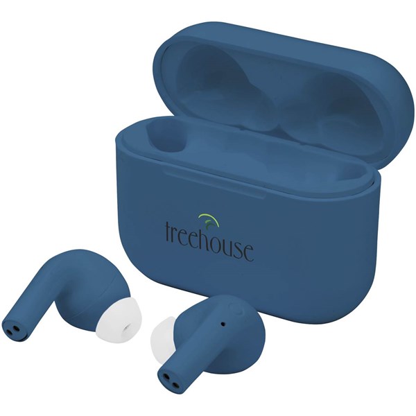 Obrázky: Modrá sluchátka z ABS plastu s aut. párováním, Obrázek 9