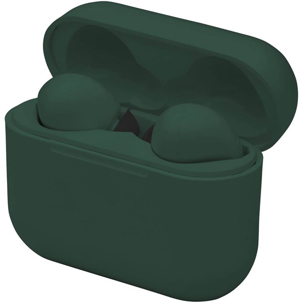 Obrázky: Tm.zelená sluchátka z ABS plastu s aut. párováním, Obrázek 4