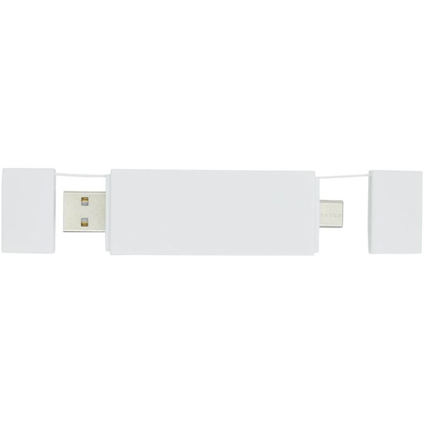 Obrázky: Duální rozbočovač USB 2.0 bílá, Obrázek 5