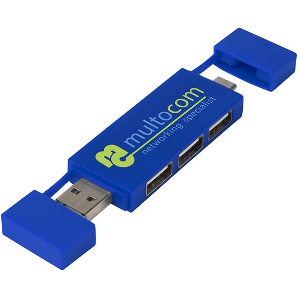 Obrázky: Duální rozbočovač USB 2.0 modrá, Obrázek 7