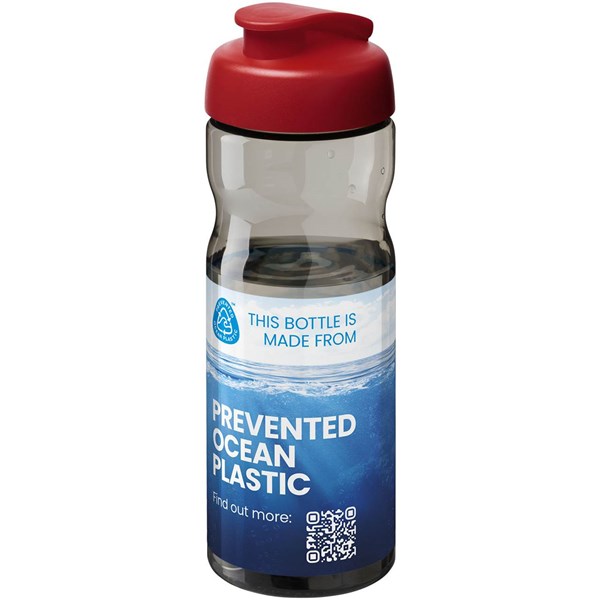 Obrázky: Sportovní lahev H2O Active 650 ml šedo-červená, Obrázek 2