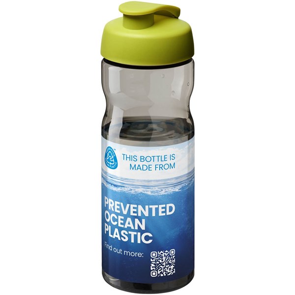 Obrázky: Sportovní lahev H2O Active 650 ml šedo-limetková, Obrázek 2