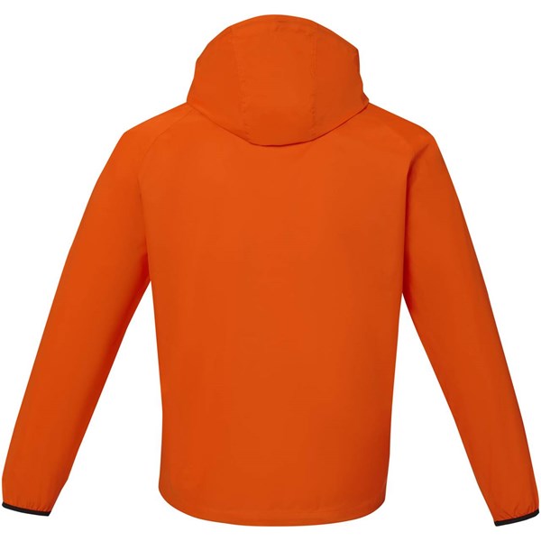 Obrázky: Oranžová lehká pánská bunda Dinlas 3XL, Obrázek 2