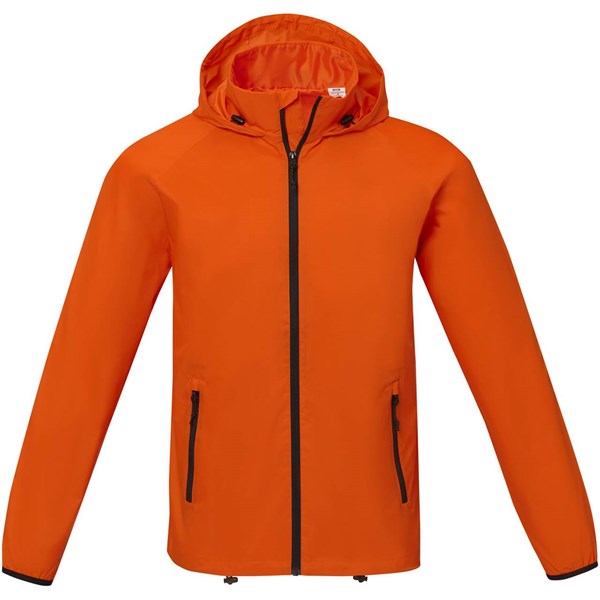 Obrázky: Oranžová lehká pánská bunda Dinlas XS, Obrázek 4