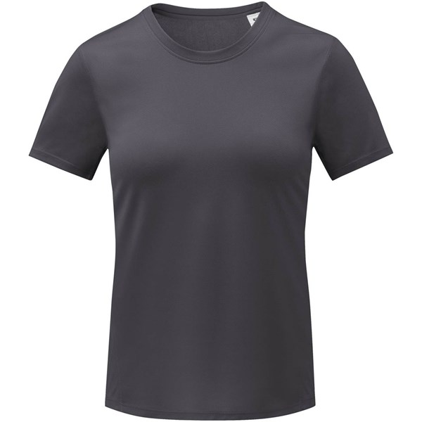 Obrázky: Šedé dámské tričko cool fit s krátkým rukávem M, Obrázek 5