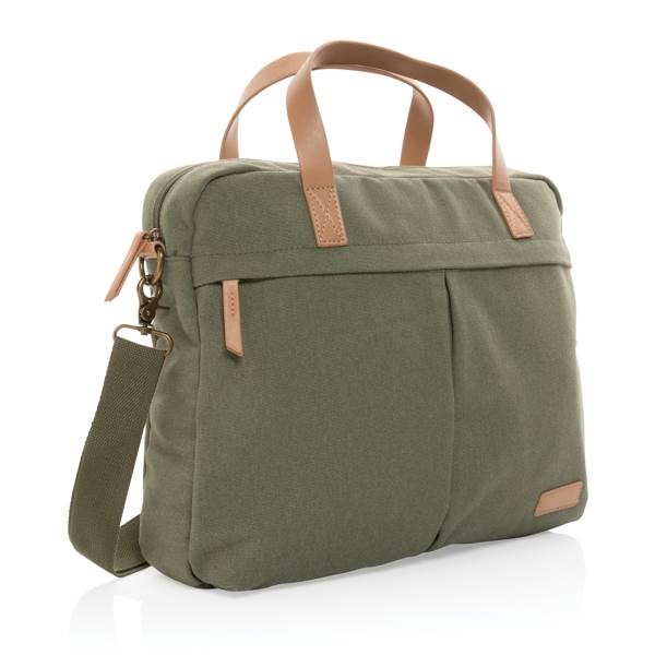 Obrázky: Zelený batoh na notebook z recykl. canvas AWARE, Obrázek 6