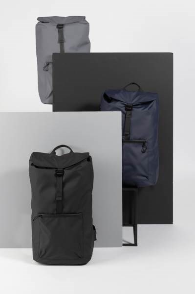 Obrázky: Voděodolný batoh na notebook z RPET AWARE, černý, Obrázek 12