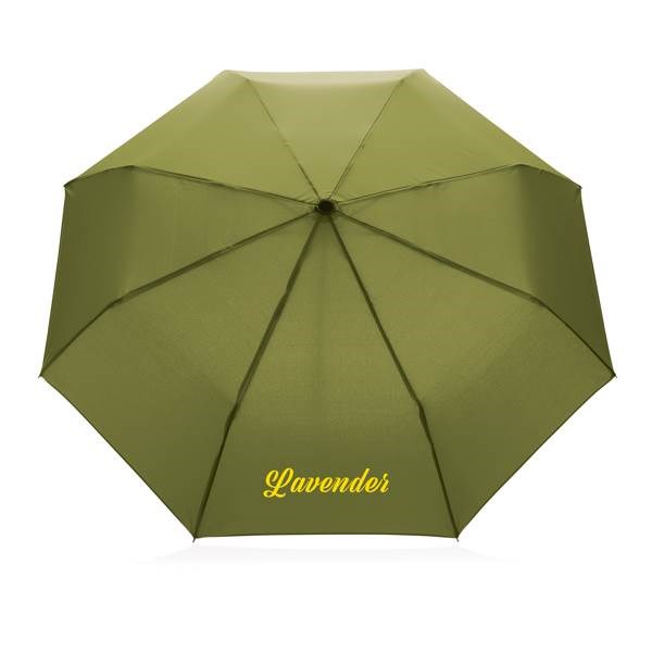 Obrázky: Zelený rPET deštník, manuální otevírání, Obrázek 5