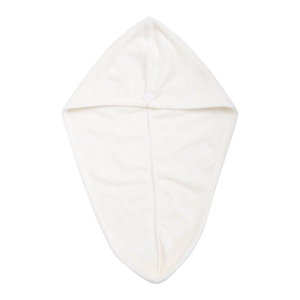 Obrázky: Ručník - turban na vlasy, bílá, Obrázek 3