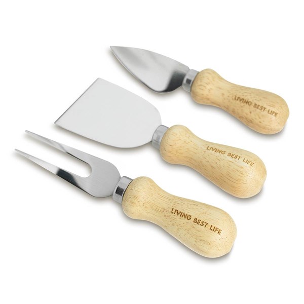 Obrázky: Sada nožů na sýry s vidličkou a prkénkem, Obrázek 8