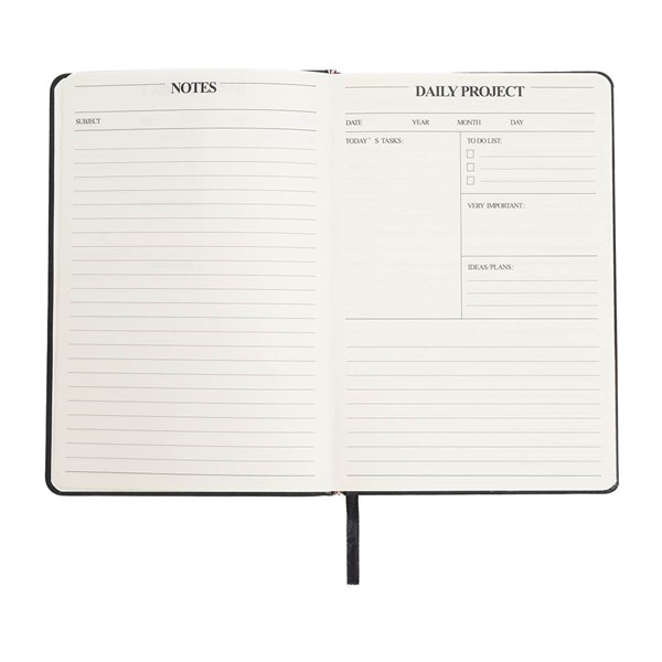 Obrázky: Organizér a zápisník s poutkem na pero, černá, Obrázek 6