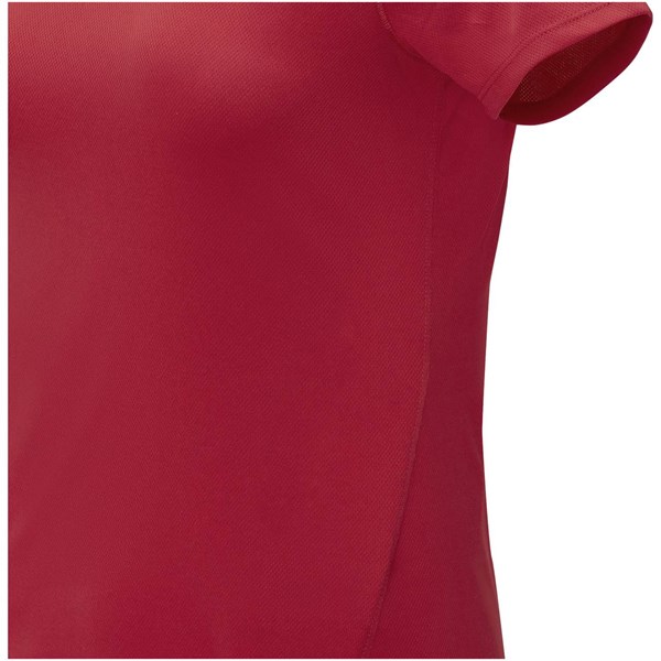 Obrázky: Červené dámské tričko cool fit s krátkým rukávem S, Obrázek 4