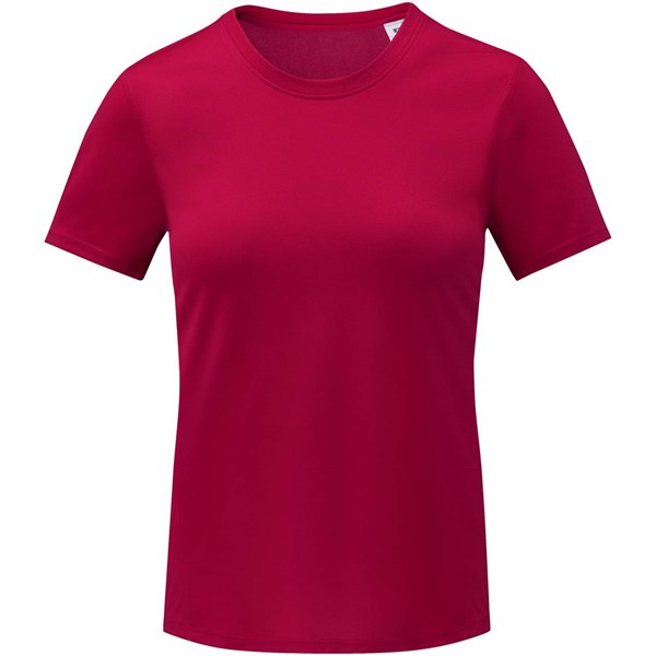 Obrázky: Červené dámské tričko cool fit s kr. rukávem 3XL, Obrázek 5