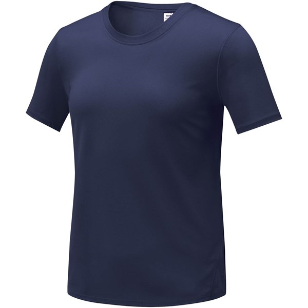 Obrázky: Tm. modré dámské tričko cool fit krátký rukáv XL, Obrázek 1