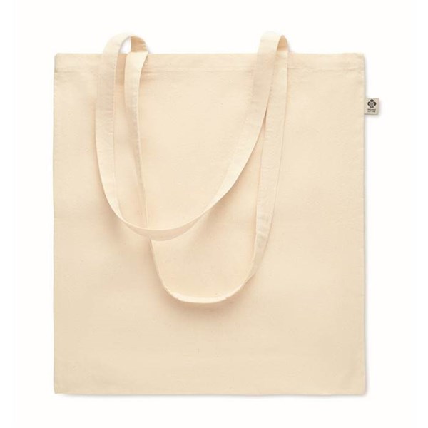 Obrázky: Bavlněná taška na nákupy s dlouhými uchy 180 g/m2