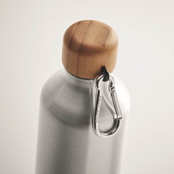 Obrázky: Hliníková láhev s bambusovým víčkem 400 ml, Obrázek 7