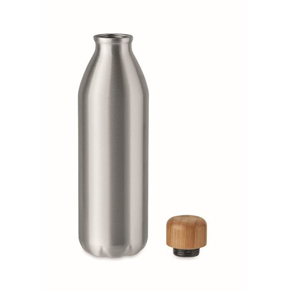 Obrázky: Hliníková láhev s bambusovým víčkem 550 ml, Obrázek 3
