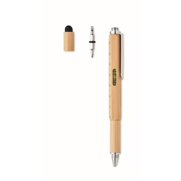 Obrázky: Bambusové kul. pero s vodováhou,stylusem a nářadím, Obrázek 7