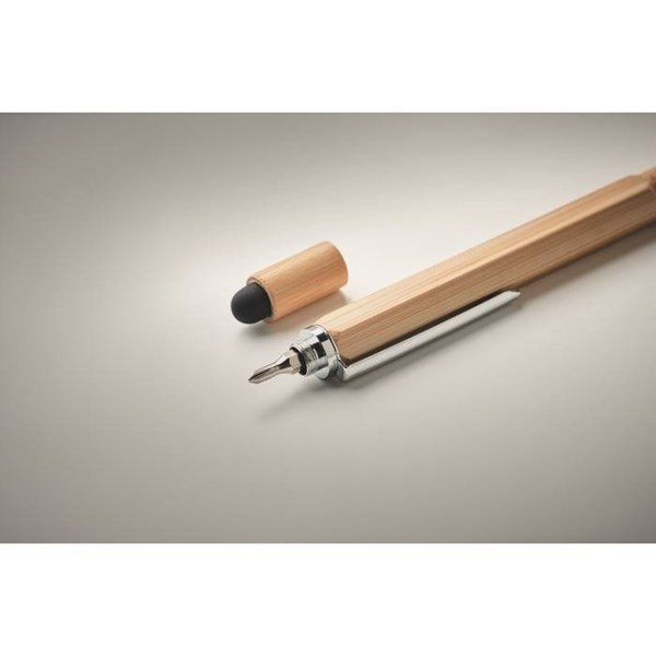 Obrázky: Bambusové kul. pero s vodováhou,stylusem a nářadím, Obrázek 11