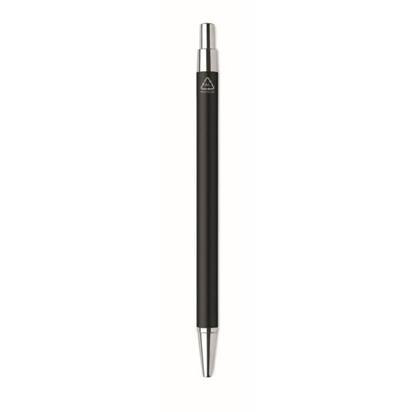 Obrázky: Černé kuličkové pero z hliníku s modrou náplní, Obrázek 5