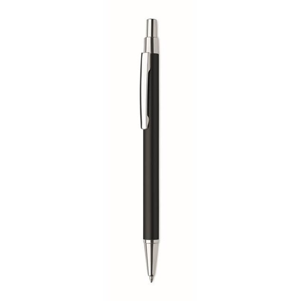 Obrázky: Černé kuličkové pero z hliníku s modrou náplní, Obrázek 8