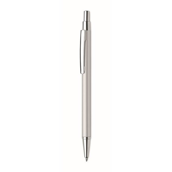 Obrázky: Stříbrné kuličkové pero z hliníku s modrou náplní, Obrázek 8
