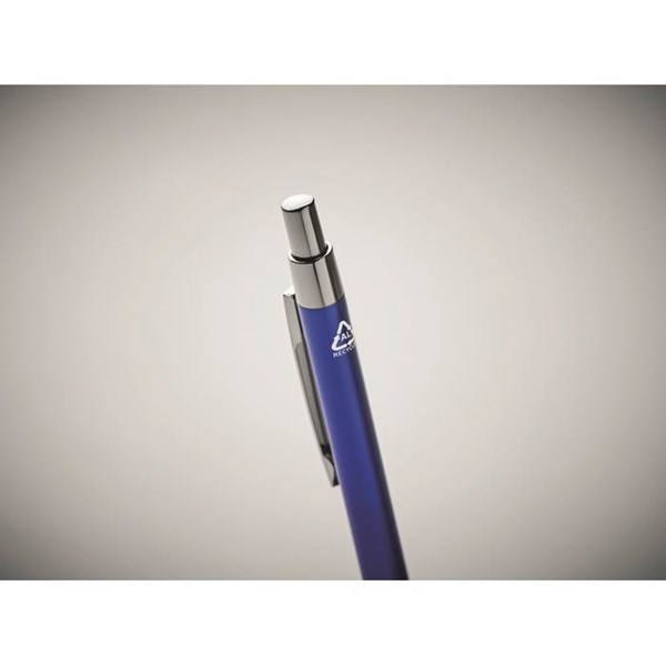 Obrázky: Modré kuličkové pero z hliníku s modrou náplní, Obrázek 6