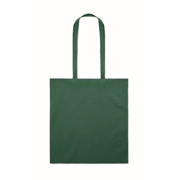 Obrázky: Tmavě zelená bavlněná nákupní taška 140 g/m2, Obrázek 2