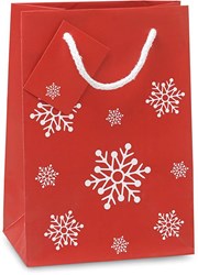 Obrázky: Malá papírová taška s vánočním motivem, 16x23 cm