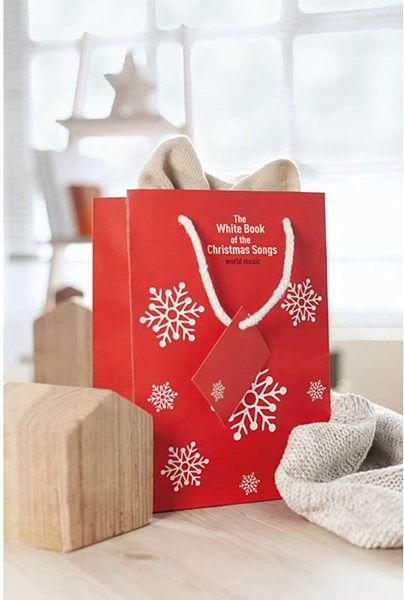 Obrázky: Střední papírová taška s vánočním motivem,22x30 cm, Obrázek 5