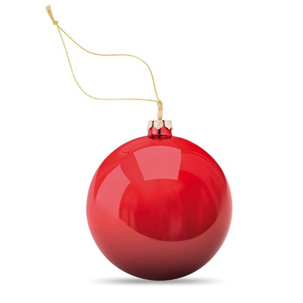 Obrázky: Sublimační vánoční koule, červená, Obrázek 2