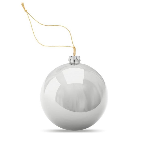 Obrázky: Sublimační vánoční koule, stříbrná, Obrázek 2