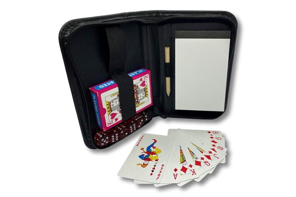 Obrázky: Sada hracích karet a 6 kostek v černém pouzdru, Obrázek 4