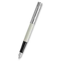 Obrázky: WATERMAN Allure Deluxe White, plnicí pero, hrot F