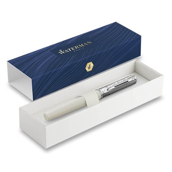 Obrázky: WATERMAN Allure Deluxe White, plnící pero, hrot F, Obrázek 3