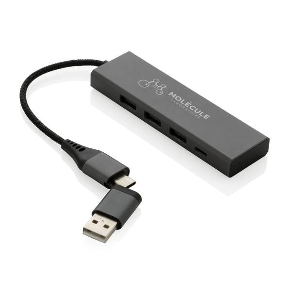 Obrázky: USB rozbočovač Terra z RCS recykl. hliníku, Obrázek 5