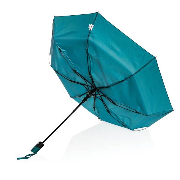 Obrázky: Skládací mini deštník ze 190T RPET AWARE™, zelený, Obrázek 3