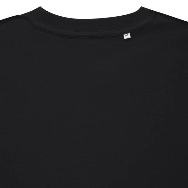 Obrázky: Unisex tričko Bryce, rec.bavlna, černé XL, Obrázek 4