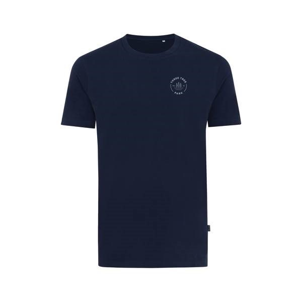 Obrázky: Unisex tričko Bryce, rec.bavlna, nám.modré XL, Obrázek 3