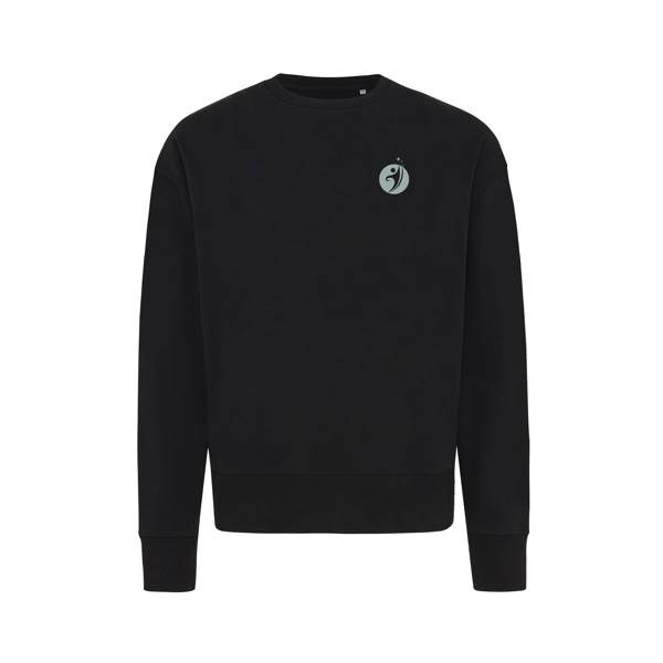 Obrázky: Unisex mikina Kruger 340, rec. bavlna, černá XXS, Obrázek 3