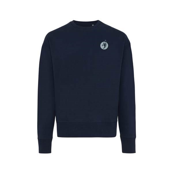 Obrázky: Unisex mikina Kruger 340, rec. bavl., tm.modrá 3XL, Obrázek 3