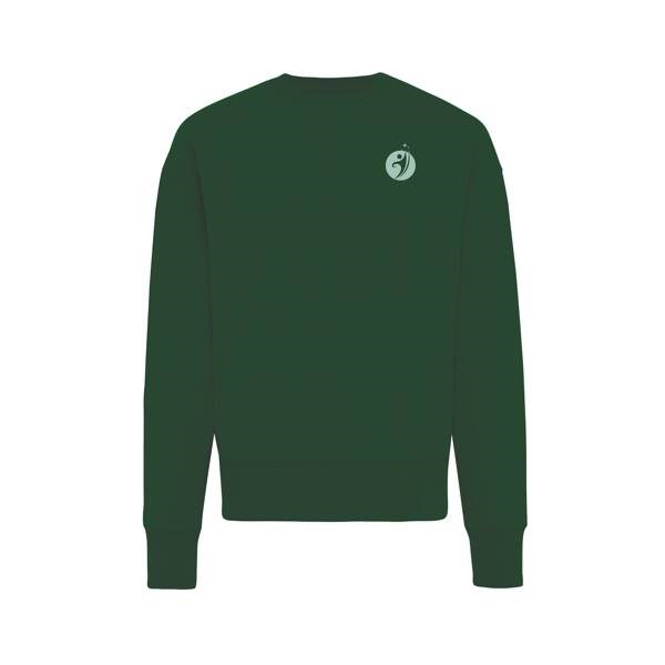 Obrázky: Unisex mikina Kruger 340, rec. bavlna, zelená XS, Obrázek 3