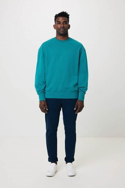 Obrázky: Unisex mikina Kruger 340, rec. bavl., petrolejová S, Obrázek 3
