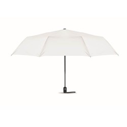 Obrázky: Bílý větruodolný, automatický skládací deštník