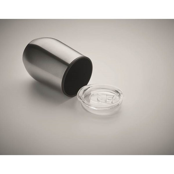 Obrázky: Stříbrný nerezový dvouplášťový hrnek 350ml, Obrázek 5