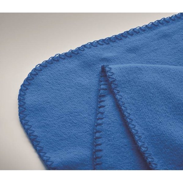 Obrázky: Královsky modrá RPET fleecová deka 130 gr/m², Obrázek 4