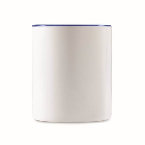 Obrázky: Bílo-král.modrý keramic. hrnek pro sublimaci 300ml, Obrázek 4